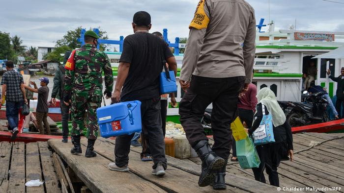 Kampanye vaksinasi BG di lokasi terpencil |  Indonesia Banda Aceh