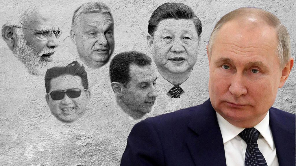 Teman-teman Vladimir Putin bermain rolet Rusia