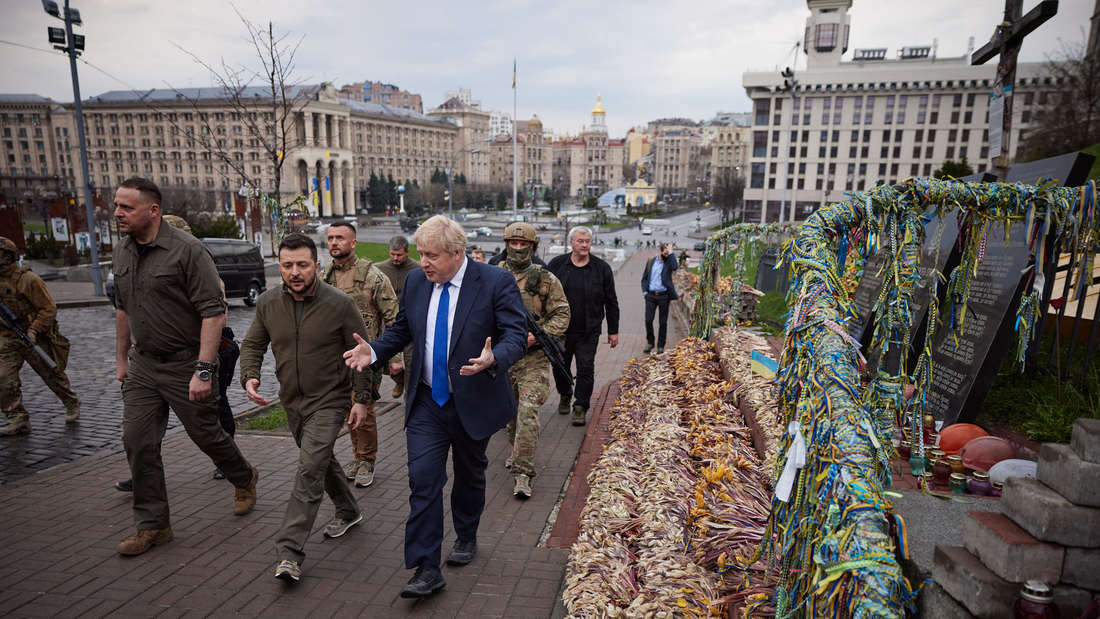 Perdana Menteri Inggris Boris Johnson mengunjungi Ukraina untuk mengungkapkan solidaritasnya