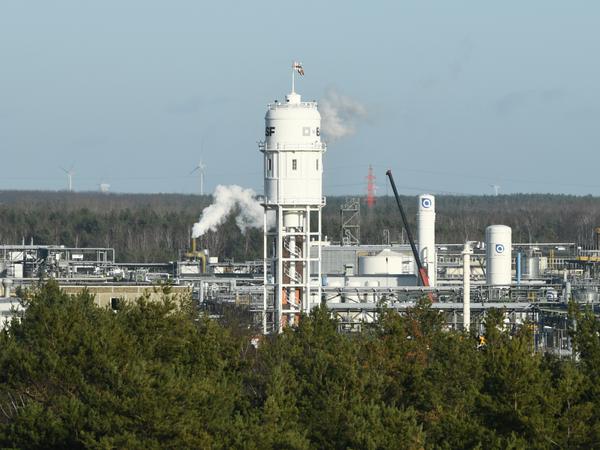 Di Schwarzheide di Lusatia, BASF sedang membangun fasilitas produksi katoda untuk sel baterai. 